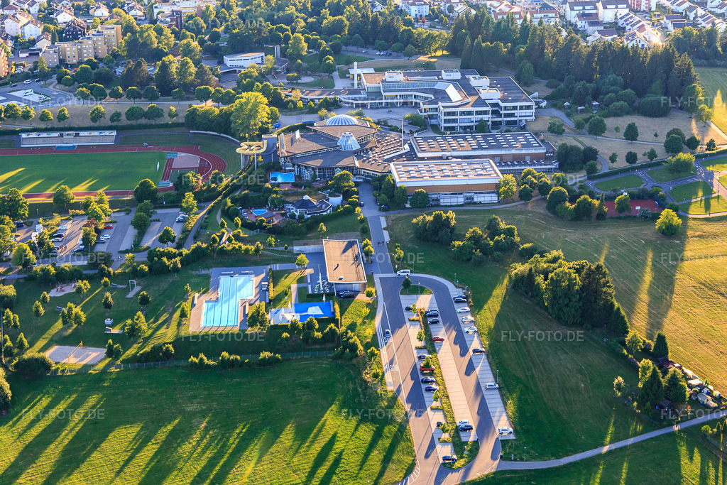 Luftbild: Saunafreunde Sauna im Panorama-Bad und Panorama-Freibad Freudenstadt in Freudenstadt im Bundesland Baden-Württemberg in Deutschland.Foto: IMG_149002.jpg vom 28.06.2025 durch Werner Riehm/FLY-FOTO.deSaunafreunde Schwarzwald e.VPanorama-Freibad Freudenstadt · Panorama-Bad Freudenstadt