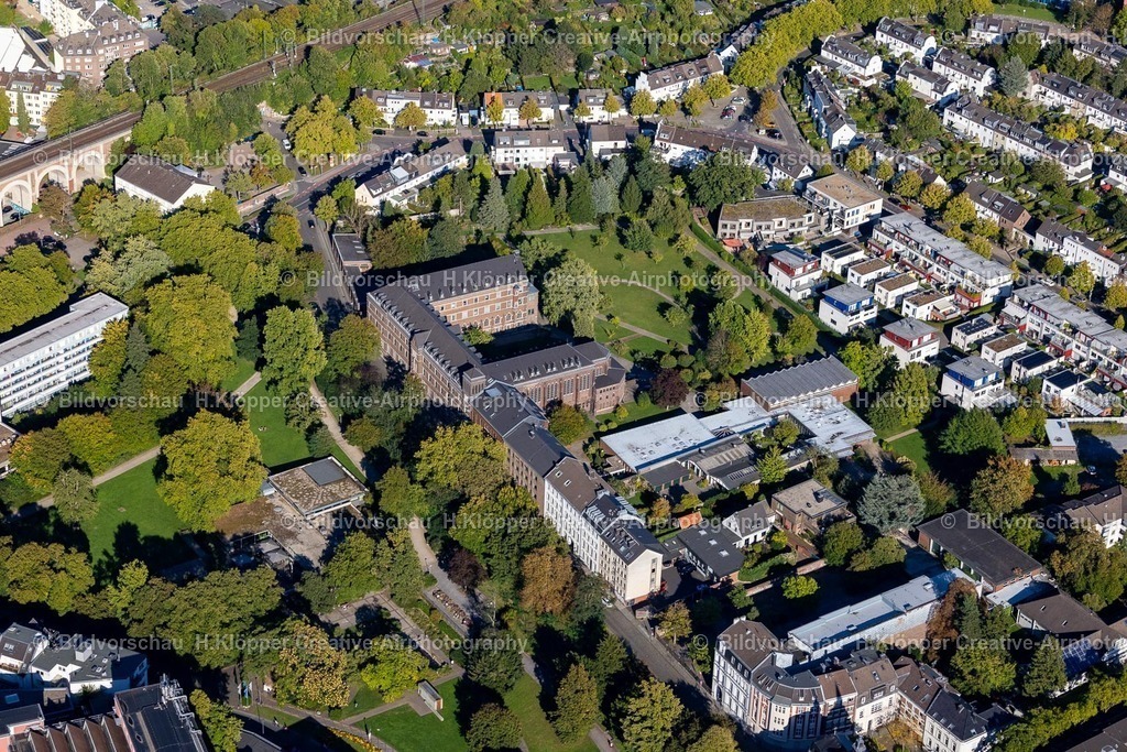 Lufbilder Aachen-6113 | Parkanlage " Kurpark Burtscheid " an der Straße Michaelstreppe in Aachen - Realisiert mit Pictrs.com