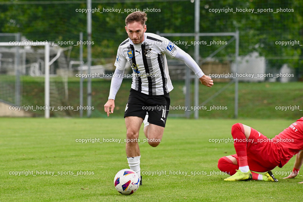 SVG Bleiburg vs. SAK 23.9.2023 | #18 Alen Martinovic SVG Bleiburg, SVG Bleiburg vs. SAK 23.9.2023, SVG Bleiburg vs. SAK am 23.09.2023 in Bleiburg (Karl Kornberger Stadion), Austria, (Photo by Bernd Stefan)