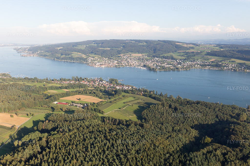Luftbild: Ortsansicht in Steckborn im Bundesland Thurgau in Schweiz. Foto: IMG_094301.jpg vom 27.08.2016 durch Werner Riehm/FLY-FOTO.de