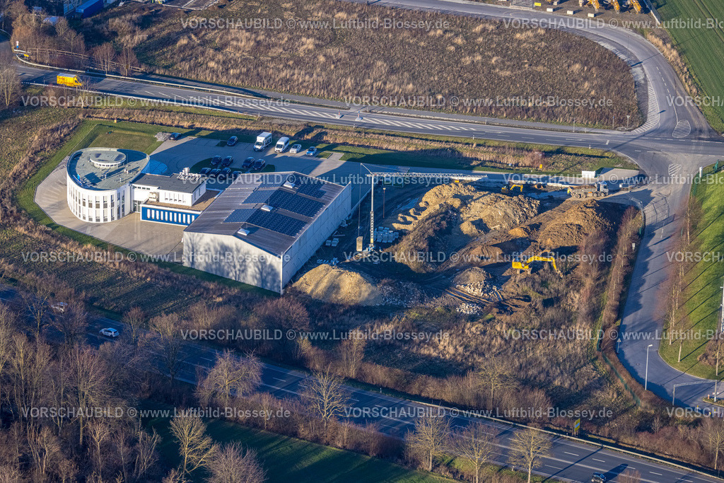 Soest230206147 | Luftbild, Münstermann Firmengelände, Baustelle, Soest, Soester Börde, Nordrhein-Westfalen, Deutschland