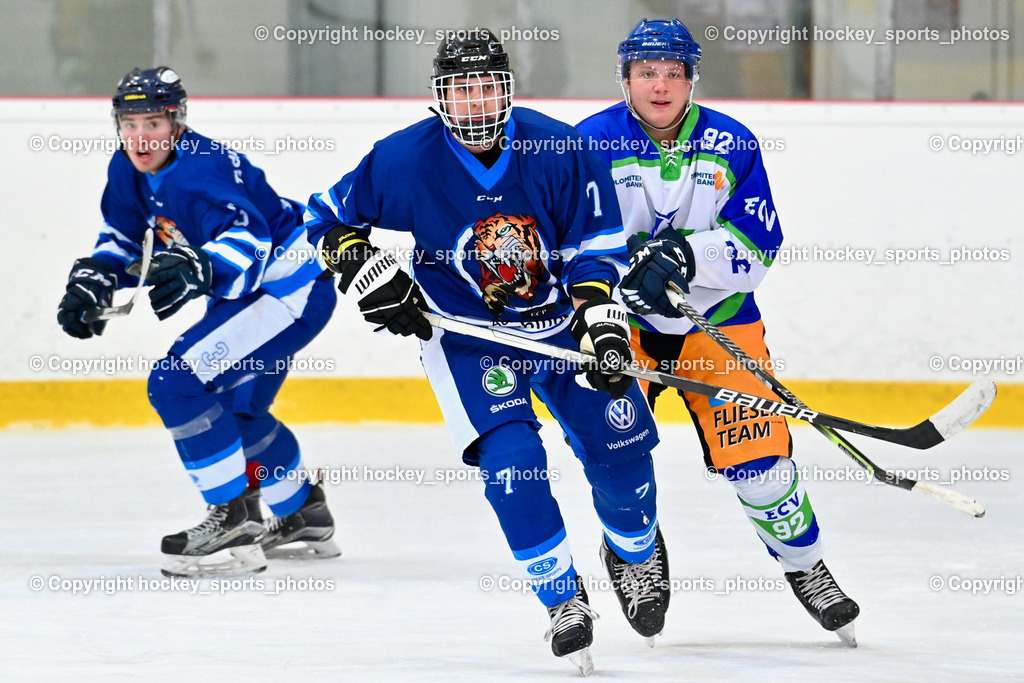  EC Tigers Paternion vs. EC Virgen 8.1.2022 | #3 Kronawetter Piersilvio, #7 Kreuger Matthias, #92 Leo Rene