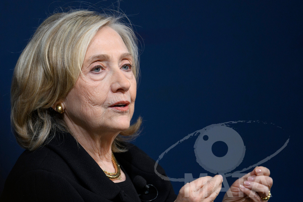 _DWA3922 | Die US-Politikerin Hillary Clinton auf der Veranstaltung Bridging Scholarship and Statecraft im Rahmen der Münchner Sicherheitskonferenz 2026. München, 13.02.2026 Bayern Deutschland  - Realisiert mit Pictrs.com