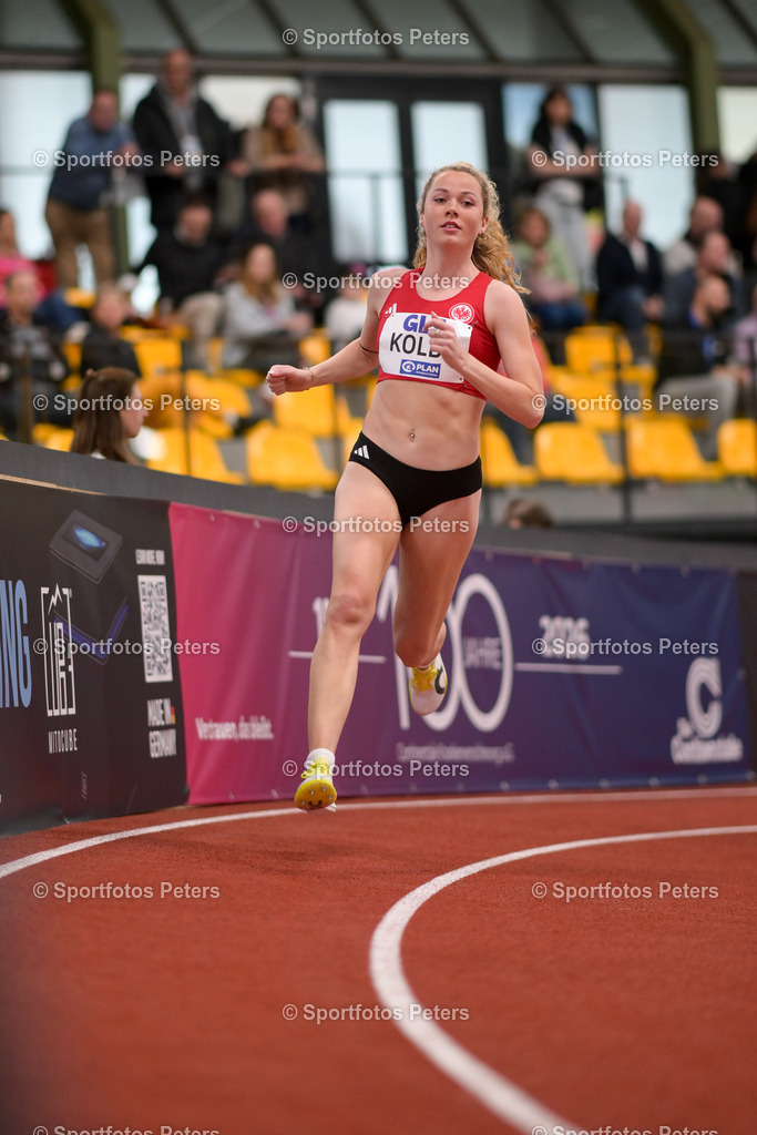 DM Halle 2026_Samstag-61 | 28.02.2026, xkaix, Leichtathletik Deutsche Meisterschaften Halle 2026,  v.l. Smilla Kolbe (Eintracht Frankfurt e.V.) - Realisiert mit Pictrs.com