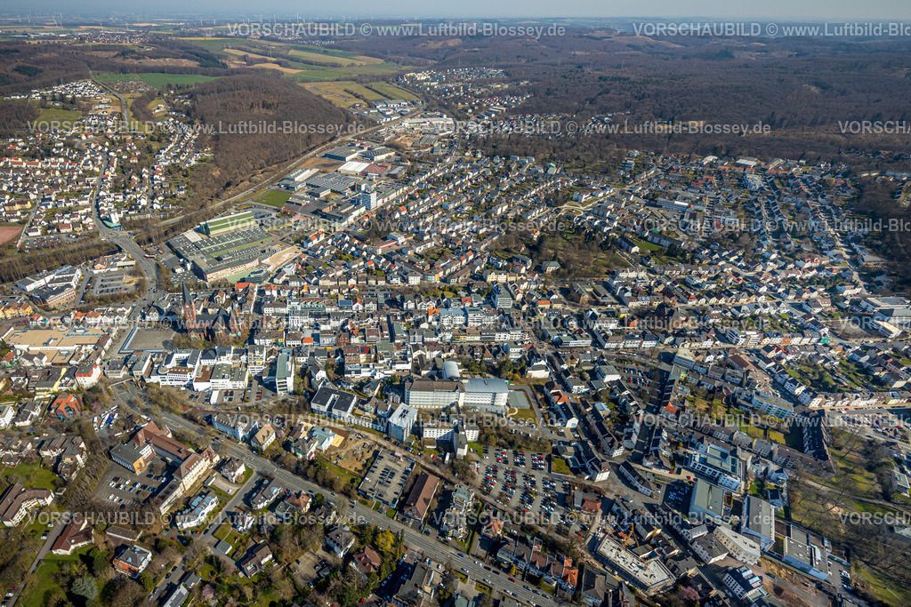 HB-Arnsberg220301795Neheim | Luftbild, Ortsansicht und Firmengelände BJB GmbH mit Gewerbegebiet Schlachthofweg in Neheim, Arnsberg, Sauerland, Nordrhein-Westfalen, Deutschland