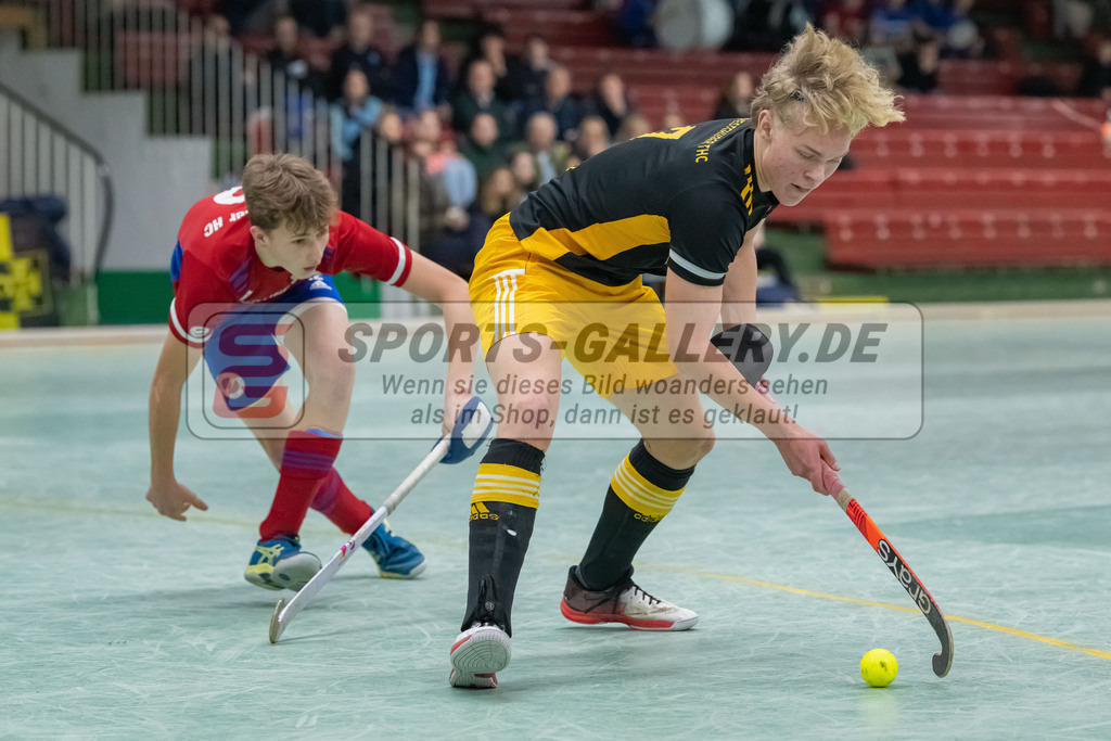 HK_20230305_105879 | Deutsche Meisterschaft MU16 1/2 Finale Mannheimer HC - Harvestehuder THC am 5.3.2023 RWK, Köln ,
