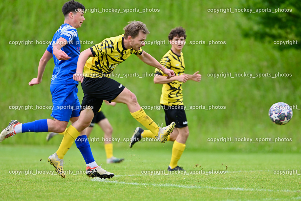 SV Wernberg vs. FC Faakersee | #16 Igor Lovric SV Wernberg, #6 Florian Pribernig FC Faakersee, SV Wernberg vs. FC Faakersee, SV Wernberg vs. FC Faakersee am 01.06.2024 in Wernberg (Sportplatz Wernberg), Austria, (Photo by Bernd Stefan)
