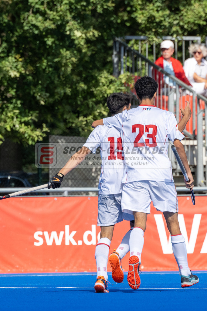 SFE_20230716_0086 | EuroHockey EM U18 Boys 3th 4th Netherlands vs Spain am 16.07.2023 in Krefeld (Gerd-Wellen-Hockeyanlage), Photo: Stephan Fehrmann 2023 (Sports-Gallery)