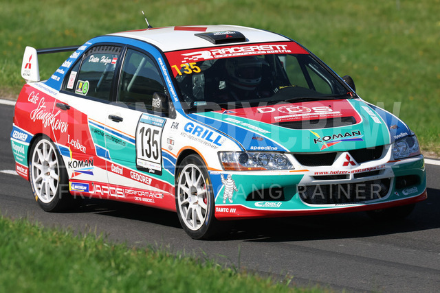 FIA European Hill Climb Championship – Rechberg 2026 | FIA European Hill Climb Championship at Rechberg, held from 24 to 26 April 2026 near Tulwitz, Styria, Austria. The image shows Dieter HOLZER (AUT) Mitsubishi Lancer Evo 8.
