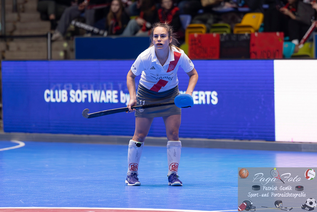 Volvo E.R.B. Final 4 Halbfinale Frauen: Der Club an der Alster - Berlienr HC, 25.01.2025 | Lisa Altenburg (Der Club an der Alster #11), Freisteller, Portrait, Porträt, Der Club an der Alster - Berlienr HC, Frankfurt, Süwag Arena, 25.1.2025 - Realisiert mit Pictrs.com