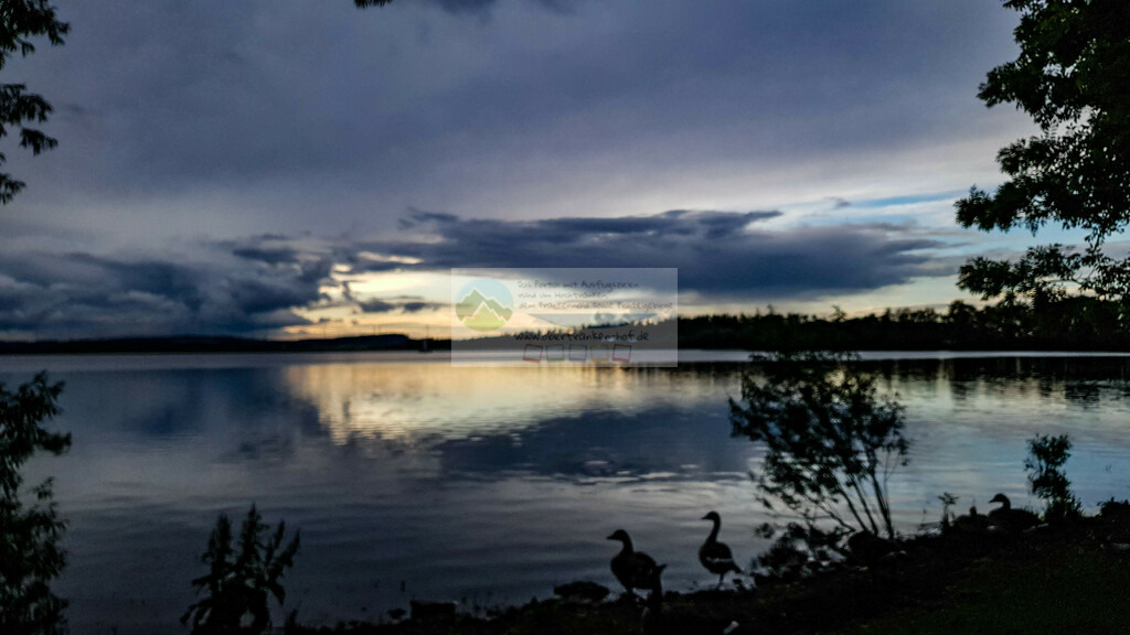 Förmitzspeicher Sonnenuntergang Sommer | Impressionen rund um Hochfranken - Frankenwald - Fichtelgebirge - Realisiert mit Pictrs.com