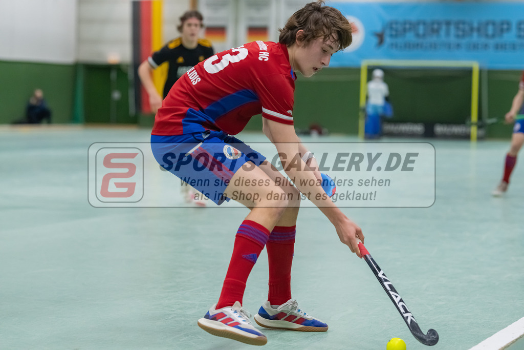 HK_20230305_105893 | Deutsche Meisterschaft MU16 1/2 Finale Mannheimer HC - Harvestehuder THC am 5.3.2023 RWK, Köln ,