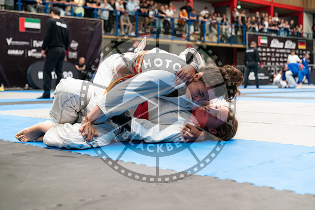 20230826PBB55380 | Fighters compete during the AJP INTLPRO BJJ and grappling competition in Hamburg, Germany, on August 26 2023.