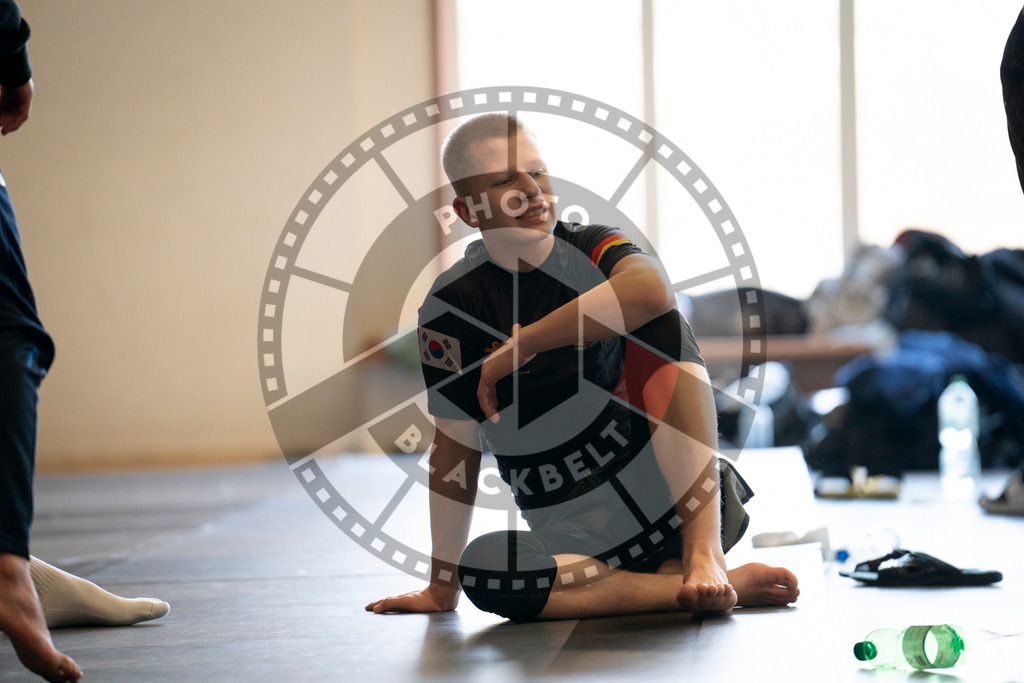 20240309PBB6998 | Fighters compete during the International Luta Livre (ILLCS) Spring Championship in Hannover, Germany, on March 9, 2024.