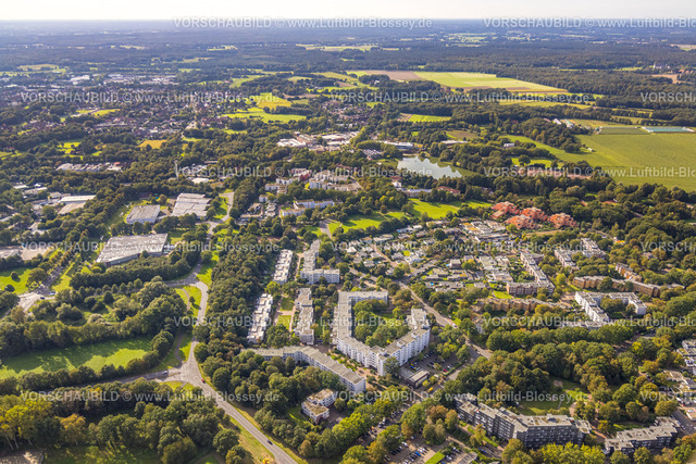 Dorsten230906011 | Luftbild, Wohnanlage Kampstraße, Barkenberg, Dorsten, Ruhrgebiet, Nordrhein-Westfalen, Deutschland