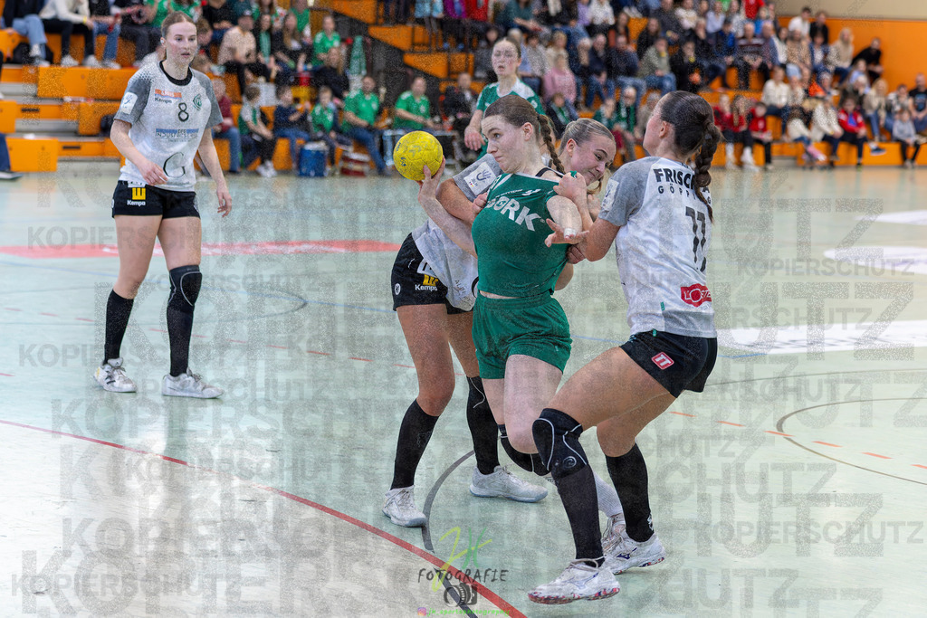 Jugendbundesliga wJA, Pokalrunde, HSG Kleenheim/Langgöns - Frisch Auf Göppingen | Jugendbundesliga wJA, Pokalrunde, HSG Kleenheim/Langgöns - Frisch Auf Göppingen am 28.02.2026 in Oberkleen (Weidig-Halle)Photo © 2026 - Jörg Heinrich - Realisiert mit Pictrs.com
