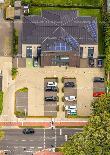 Ahlen230803445 | Luftbild, uftbild, Geschäftshaus mit Büros, Hammer Straße, Ahlen, Ruhrgebiet, Nordrhein-Westfalen, Deutschland