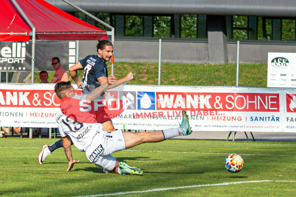 ASK Klagenfurt - SV Wallern, Regionalliga Mitte |  ASK Klagenfurt - SV Wallern am 26.08.2023 in Klagenfurt
(ASK Sportzentrum Fischl), Austria, (Photo by Ernst Krawagner sport-fan.at) - Realisiert mit Pictrs.com