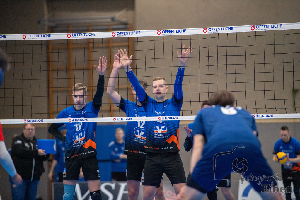 VSG Ammerland-VSG Lüneburg 2 | Volleyball Regionalliga; VSG Ammerland-VSG Lüneburg 2 am 04.02.2024; in Westerstede (Sporthalle Norderstraße), Photo: Philip Eiben 2024 - Realisiert mit Pictrs.com