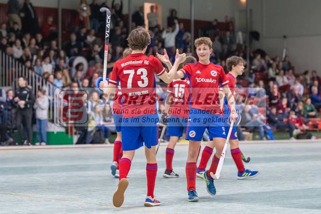 HK_20230304_105825 | Deutsche Meisterschaft MU16 Zehlend. Wespen - Mannheimer HC am 4.3.2023 RWK, Köln ,