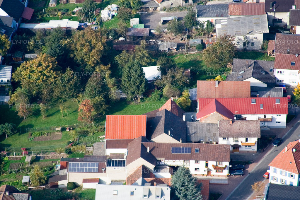 Luftbild: Hauptstr im Ortsteil Urloffen in Appenweier im Bundesland Baden-Württemberg in Deutschland. Foto: IMG_13883.jpg vom 11.10.2008 durch Werner Riehm/FLY-FOTO.de