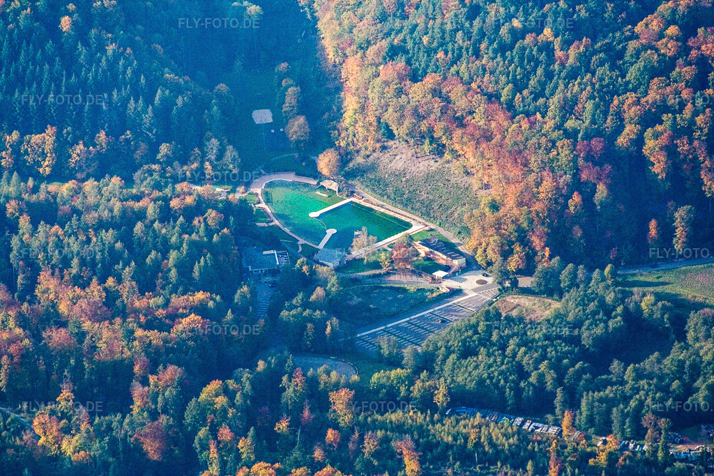 Luftbild: Waldseebad in Gaggenau im Bundesland Baden-Württemberg in Deutschland. Foto: IMG_14009.jpg vom 11.10.2008 durch Werner Riehm/FLY-FOTO.de