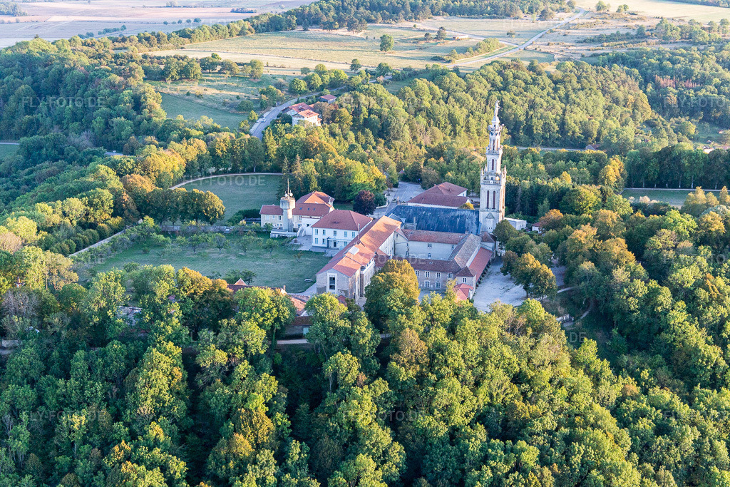 Luftbild: Basilique de Sion in Saxon-Sion im Bundesland Meurthe-et-Moselle in Frankreich. Foto: IMG_117944.jpg vom 14.09.2019 durch Werner Riehm/FLY-FOTO.de