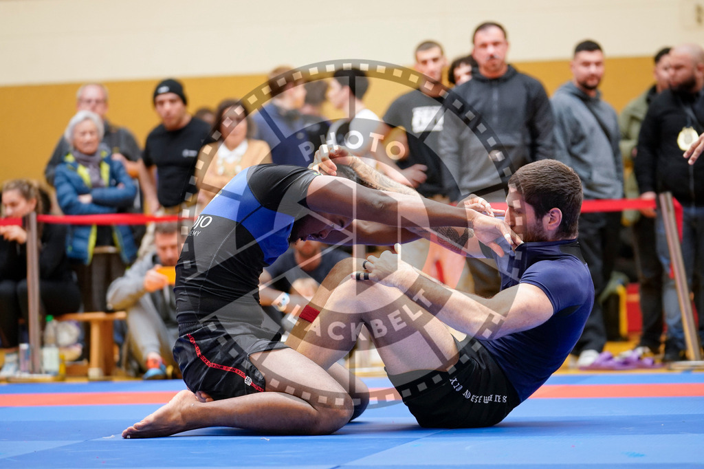 20240203PBB08115 | Fighters compete during the Brazilian Jiu-Jitsu Championship of the AJP Tour in Maintal by Frankfurt am Main, Germany, on February 2, 2024.
