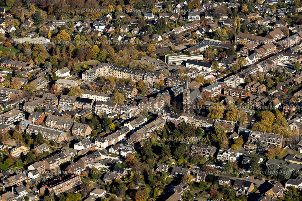 Meerbusch-Buederich-Necklenbroicher Str.-Dorfstraße-8808 | Luftbildfotografie Hermann Klöpper - Realisiert mit Pictrs.com