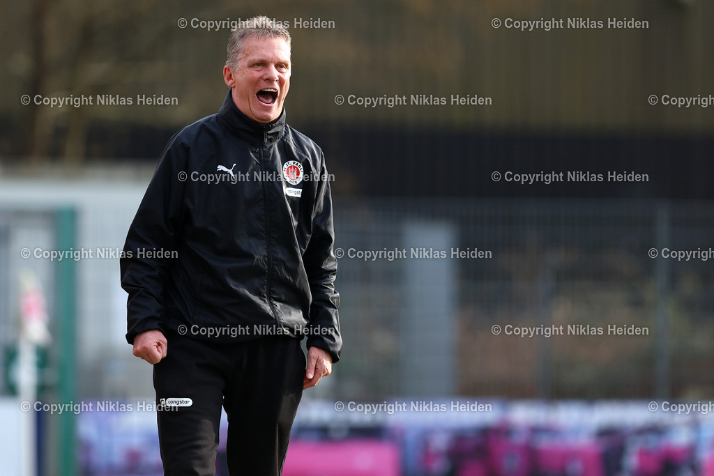 NH_FCEiintrachtNorderstedt_FCStPauliU23_RegionalligaNord_08032026 | Karsten Neitzel (Trainer, FC St. Pauli U23)Fußball I Herren I Regionalliga Nord I Saison 2025-2026 I 25. Spieltag I FC Eintracht Norderstedt - FC St. Pauli I 08.03.2026 I Edmund-Plambeck-Stadion
