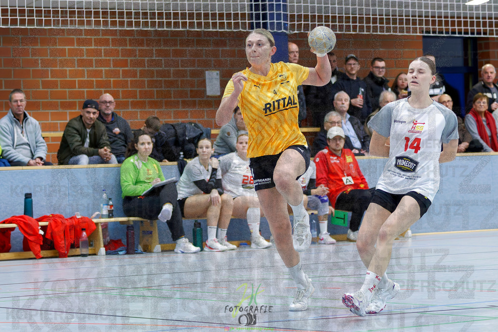 Frauen Oberliga Mitte (HHV); HSG Eibelshausen/Ewersbach - HSG Wettenberg II | Frauen Oberliga Mitte (HHV); HSG Eibelshausen/Ewersbach - HSG Wettenberg II am 13.12.2025 in Steinbrücken (Sporthalle am Hammerweiher)Photo © 2025 - Jörg Heinrich - Realisiert mit Pictrs.com