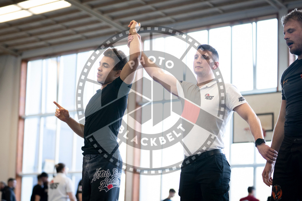 20240309PBB6695 | Fighters compete during the International Luta Livre (ILLCS) Spring Championship in Hannover, Germany, on March 9, 2024.
