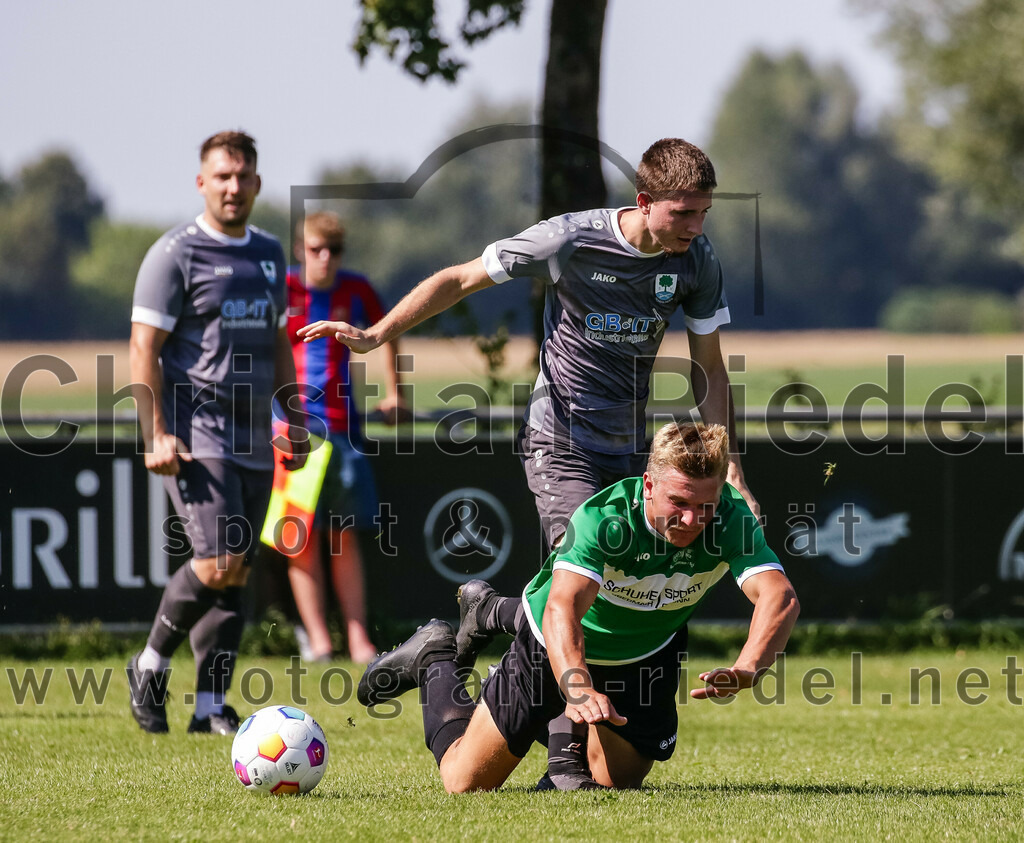 2023-08-20_091_SV_Hohenlinden_gegen_SV_Buch | Hohenlinden, Deutschland, 20.08.2023:
Fußball, A-Klasse 2023 / 2024, 1. Spieltag, SV Hohenlinden gegen SV Bruck, Endergebnis: 5:1

Benedikt Hagenraiher (SV Bruck, #6)

Foto: Christian Riedel / fotografie-riedel.net