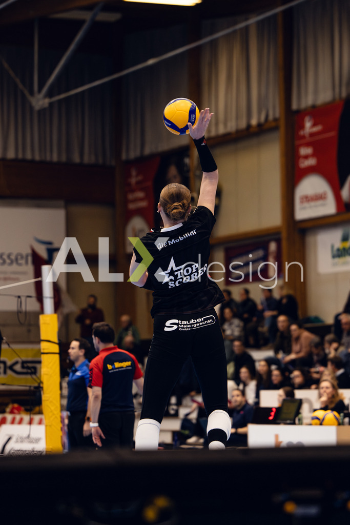 Volleyball I Frauen I Saison 2025-2026 I Volleyball NLA | Women I Round 14 I VC Kanti Schaffhausen - NLZ Volleyball Academy Zürich I 16.01.2026 | VC Kanti Schaffhausen - 9 Jordan Lockwood (USA) – Diagonal - Realisiert mit Pictrs.com