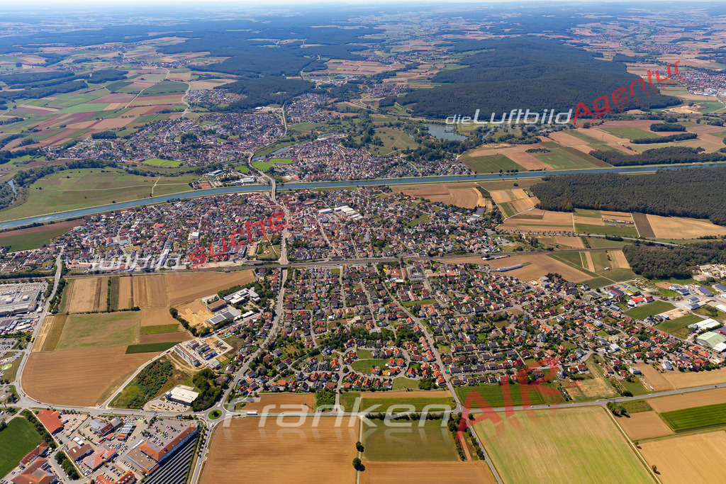 Aktuelles Luftbild von luftbilder Hirschaid - Die Luftaufnahme wurde 2020 mittels UL-Flugzeug erstellt ( keine Drohne ) - hochauflösende Kamera-Systeme von  Canon -Beste Qualität - Für grossformatige Ausdrucke geeignet. Die Geschenkidee !
