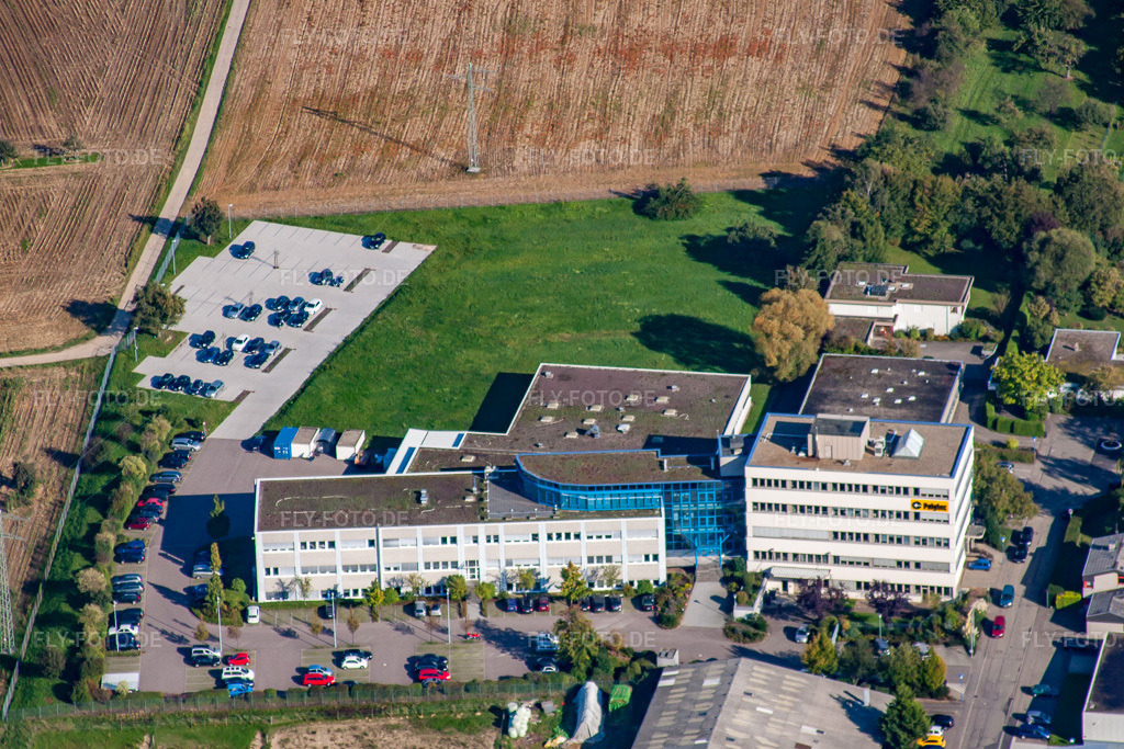 Luftbild: Polytec im Ortsteil Reichenbach in Waldbronn im Bundesland Baden-Württemberg in Deutschland. Foto: IMG_45086.jpg vom 21.09.2011 durch Werner Riehm/FLY-FOTO.de