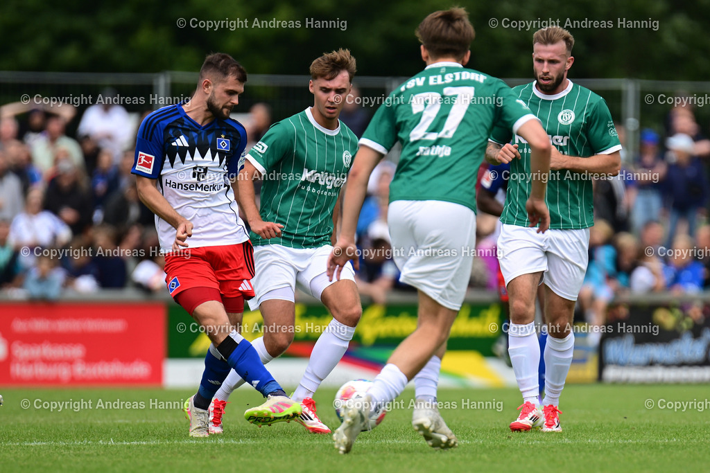 Fußball I Herren I Testspiel  I TSV Elstorf - Hamburger SV I 5.7.2025 | a-hannig - Realisiert mit Pictrs.com