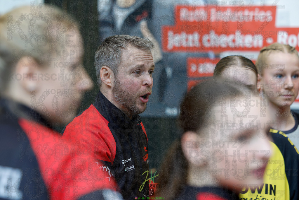 Hessenmeisterschaft wJC - Spiel um Platz 3; TuS Kriftel - SG Schenklengsfeld | Hessenmeisterschaft wJC - Spiel um Platz 3; TuS Kriftel - SG Schenklengsfeld am 22.03.2025 in Biedenkopf (Sporthalle Lahntalschule)Photo © 2025 - Jörg Heinrich - Realisiert mit Pictrs.com