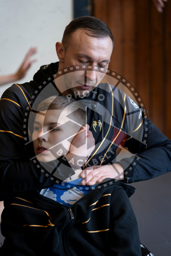 20240309PBB4058 | Fighters compete during the International Luta Livre (ILLCS) Spring Championship in Hannover, Germany, on March 9, 2024.