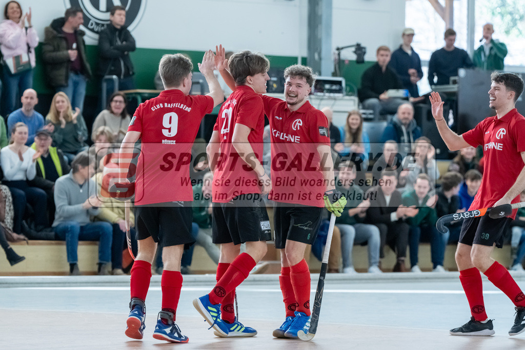 HK_20250202_102384 | 2. Bundesliga Halle Herren Club Raffelberg - Schwarz Weiss Köln am 2.2.2025 Halle am Raffelberg, Duisburg ,