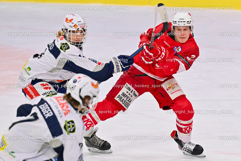 EC KAC Future Team vs. Hockey Unterland Bacio Della Luna 3.11.2022 | #8 Remolato Nicolo, #3 Sablattnig Tobias