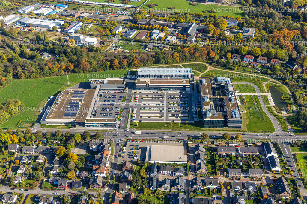 Moers221003829 | Luftbild, Edeka Rhein-Ruhr Zentrale Neubau, Edekaplatz, Rheinkamp-Utfort, Moers, Ruhrgebiet, Nordrhein-Westfalen, Deutschland