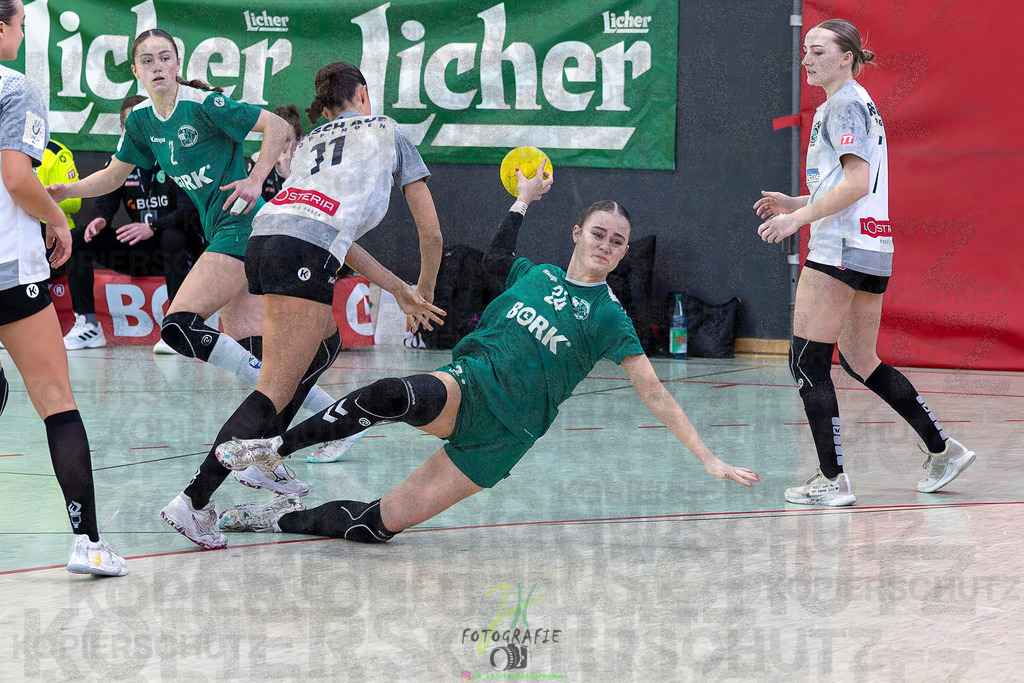 Jugendbundesliga wJA, Pokalrunde, HSG Kleenheim/Langgöns - Frisch Auf Göppingen | Jugendbundesliga wJA, Pokalrunde, HSG Kleenheim/Langgöns - Frisch Auf Göppingen am 28.02.2026 in Oberkleen (Weidig-Halle)Photo © 2026 - Jörg Heinrich - Realisiert mit Pictrs.com