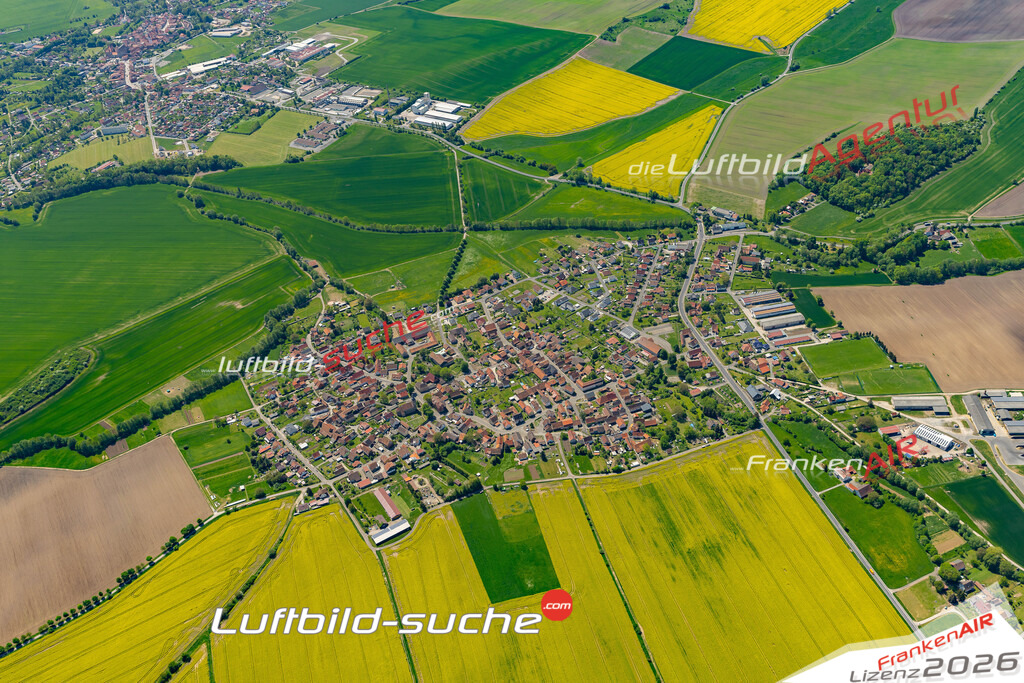 Die Luftaufnahme Haina - Römhild wurde 2022 vom Flugzeug aus (keine Drohne) erstellt. Hohe Auflösung -für große Poster und Wandbilder geeignet - Garantiert!