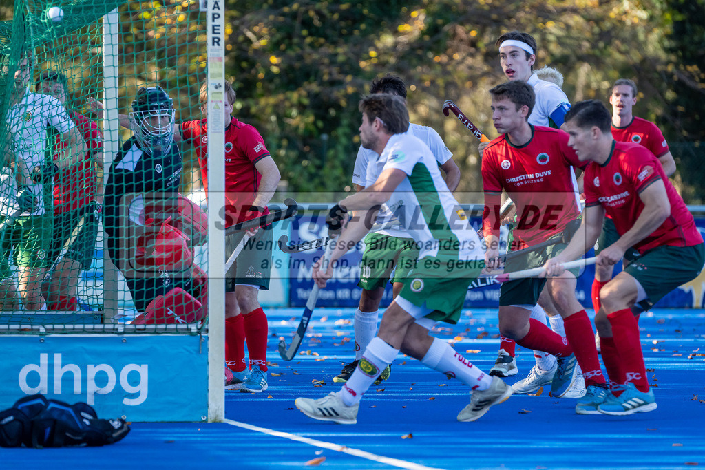 HK_20241103_108496 | 1. Bundesliga Herren Crefelder HTC - Hamburger Polo Club am 3.11.2024 CHTC Krefeld, Krefeld , Joshua Onyekwue Nnaji Torwart ( Crefelder HTC #29 )