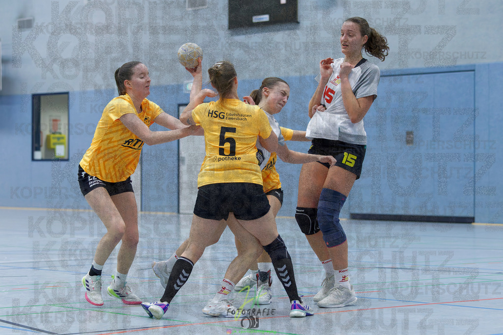 Frauen Oberliga Mitte (HHV); HSG Eibelshausen/Ewersbach - HSG Wettenberg II | Frauen Oberliga Mitte (HHV); HSG Eibelshausen/Ewersbach - HSG Wettenberg II am 13.12.2025 in Steinbrücken (Sporthalle am Hammerweiher)Photo © 2025 - Jörg Heinrich - Realisiert mit Pictrs.com