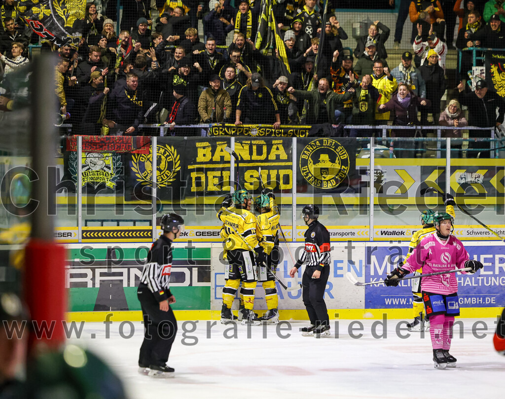 2025-10-28_139_TSV_Erding_gegen_Toelzer_Loewen | Erding, Deutschland, 28.10.2025:Eishockey, Oberliga Süd 2025 / 2026, 13. Spieltag, TSV Erding gegen Tölzer Löwen, Endergebnis: 2:5Foto: Christian Riedel / fotografie-riedel.net