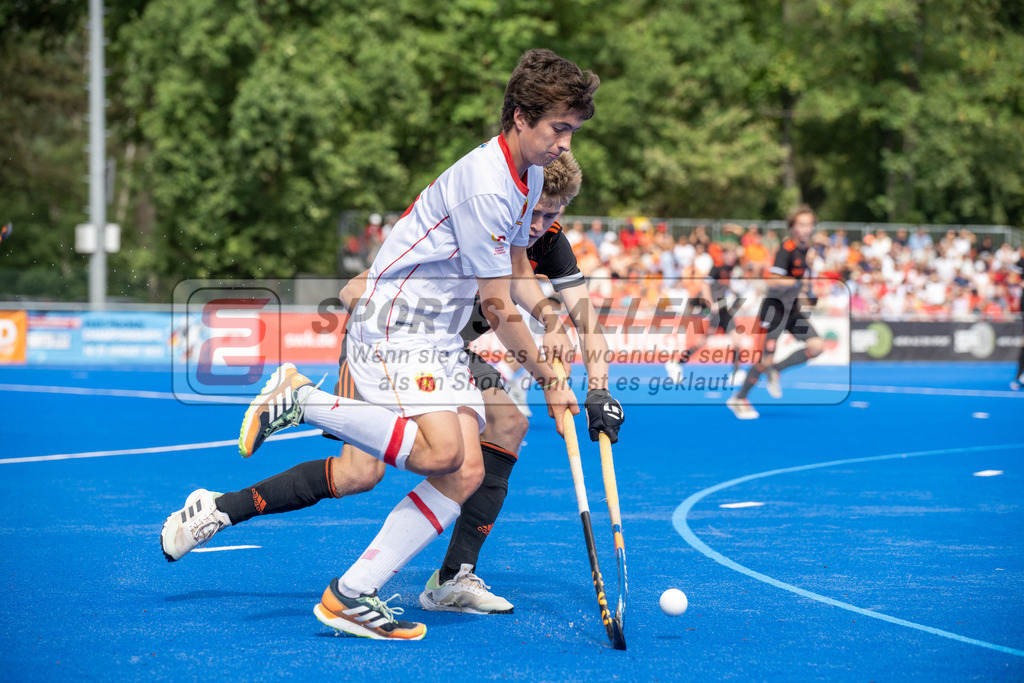 SFE_20230716_0155 | EuroHockey EM U18 Boys 3th 4th Netherlands vs Spain am 16.07.2023 in Krefeld (Gerd-Wellen-Hockeyanlage), Photo: Stephan Fehrmann 2023 (Sports-Gallery)