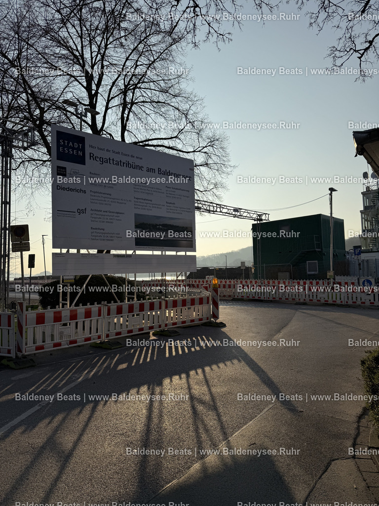Bautagebuch - Regattatribüne Baldeneysee | Alle Nutzungsrechte vorbehalten. Jede Nutzung des Bildes bedarf einer gültigen Lizenz. Der Urheber- und Quellenhinweis „Foto: Cesar von Meissen / Baldeneysee.Ruhr“ ist bei jeder Veröffentlichung direkt am Bild anzubringen. Eine Weitergabe, Unterlizenzierung oder Weiterveräußerung an Dritte ist unzulässig. - Realisiert mit Pictrs.com