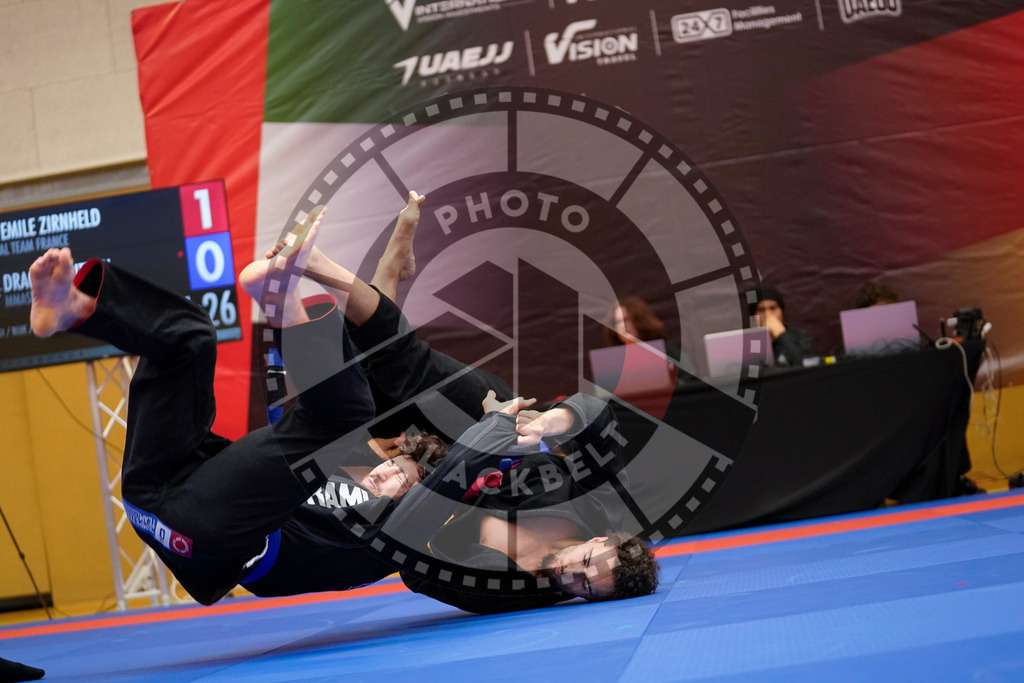 20240203PBB06568 | Fighters compete during the Brazilian Jiu-Jitsu Championship of the AJP Tour in Maintal by Frankfurt am Main, Germany, on February 2, 2024.